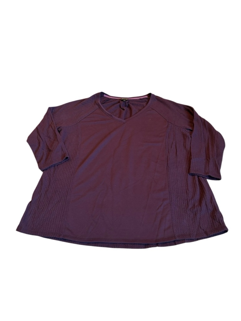 DB SUNDAY purple 3/4 sleeve top